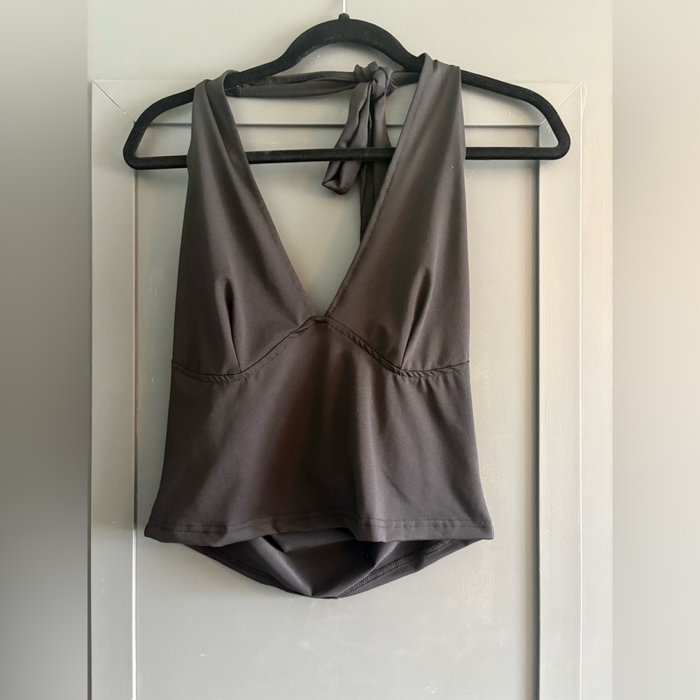 Women’s Black Halter Top